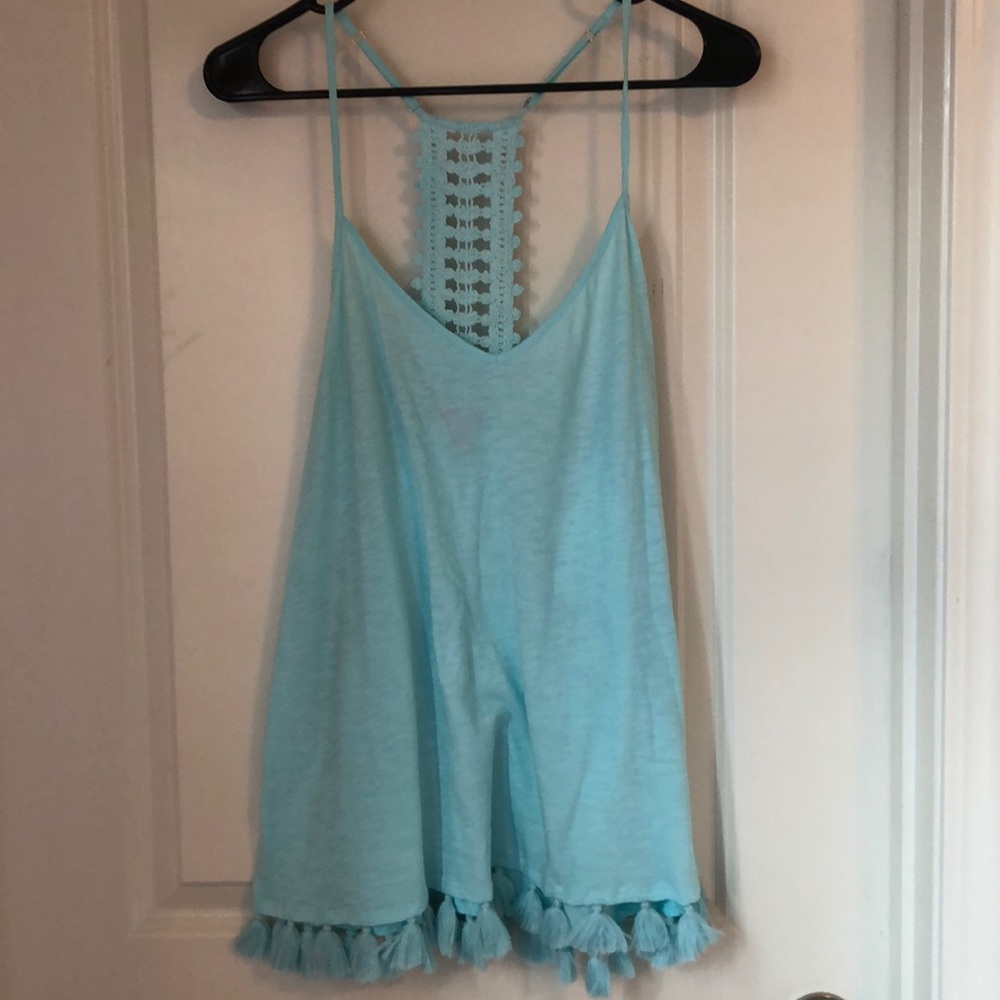 Lilly Pulitzer tassel tank